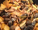 スンドゥブ風？アサリと豚肉の煮こみ作り方5写真