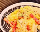 ✿春キャベツとベーコンのフライパン焼き✿作り方7写真