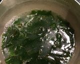 腎臓にやさしい：わかめスープ作り方4写真