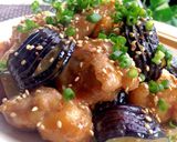 揚げ鶏&茄子のピリ辛ゴマ味噌マヨ作り方5写真