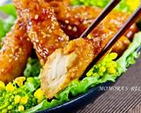 鶏胸肉で簡単手羽風揚げない甘辛照焼チキン作り方4写真