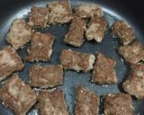 簡単*合挽き肉の一口ステーキ作り方6写真