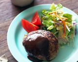 オーブンでふっくらジューシーハンバーグ作り方14写真
