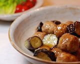 簡単美味しい♬茄子と肉団子の甘酢あん作り方4写真