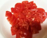 新玉ねぎのサラダ〜トマトがドレッシングに作り方2写真