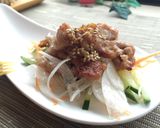 こだわり食感 塩レモン✿カリ豚サラダ　作り方9写真