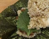 納豆…おにぎらず〜♡(o˘◡˘o)♡作り方7写真