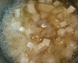 春～磯山☆筍と生わかめと豆腐の味噌汁★作り方5写真