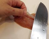 鶏ささみでマキマキ　お弁当の一品作り方1写真