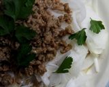 新玉ねぎをひき肉ドレッシングで作り方14写真
