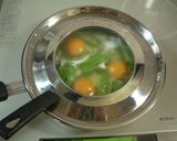 彩りバツグ～ン♪絹さや卵とじ作り方3写真