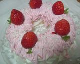 雛祭りケーキ♥苺ｴﾝｼﾞｪﾙシフォン♥作り方11写真