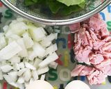 ランチ！バター醤油のパラパラチャーハン作り方1写真