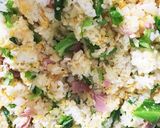 ランチ！バター醤油のパラパラチャーハン作り方5写真