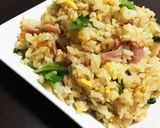 ランチ！バター醤油のパラパラチャーハン作り方7写真