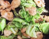 簡単！鶏むね肉とキャベツのオイスター炒め作り方6写真