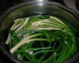 あさつきのゴマ酢味噌和え作り方1写真