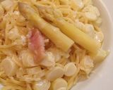 ホワイトアスパラのクリームパスタ作り方8写真
