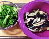 茄子とブロッコリーの中華和え作り方1写真
