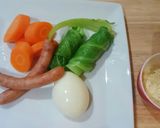 新玉ねぎドレッシングで＊春の温野菜サラダ作り方7写真