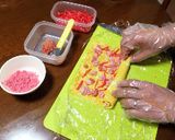 ハツシモ寿司 ミニ薔薇巻き作り方4写真