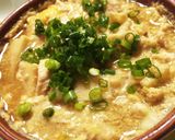 レンジで簡単！鶏肉とタケノコの卵とじ作り方4写真