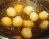 追いがつおつゆで「肉×麺」♡鶏団子うどん作り方3写真