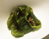 お弁当に✩超簡単！種まで美味しピーマン焼作り方3写真