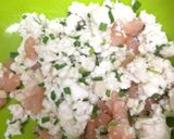 食感楽しい！エビのフワトロカリピリ♡作り方3写真