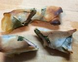 お弁当やおつまみに！餃子の皮で簡単おかず作り方6写真