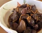 ふっくら鶏肝煮作り方6写真