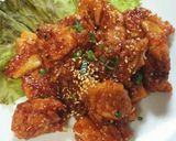 鶏モモ肉 ヤンニョムチキン 揚げない作り方9写真