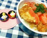 ヨーロピアンな☆トマカツ丼(人´∀｀ｏ）作り方7写真
