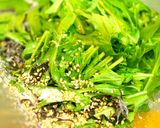 振るだけde激ウマ♡水菜の簡単塩昆布和え作り方1写真