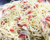 トマトとツナの冷製和風パスタ作り方4写真