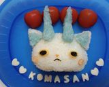 キャラ弁♬妖怪w♬コマさん＆コマじろう作り方11写真