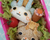 キャラ弁♬妖怪ウォッチ　∮コマさん∮作り方8写真