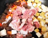 フライパンで簡単煮物！鶏五目煮作り方1写真