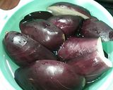 イカとナスの煮物作り方1写真