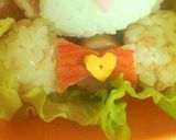 簡単キャラ弁♥プリパラ♥くま のおにぎり作り方7写真