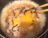 簡単で適当な親子雑炊作り方4写真