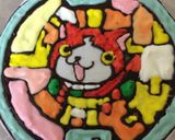 生クリームで妖怪ウォッチキャラケーキ作り方5写真
