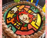 生クリームで妖怪ウォッチキャラケーキ作り方6写真