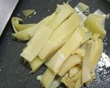 筍の皮も食べるきんぴら|たけのこレシピ作り方2写真