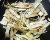 筍の皮も食べるきんぴら|たけのこレシピ作り方3写真