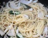 ❀釜揚げ桜エビとタケノコの春パスタ❀作り方5写真