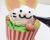 簡単うさぎカップケーキ パンダくま作り方8写真