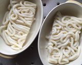 大人も子どももうどんマヨグラタン＊作り方1写真