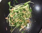 あんにゃのみず菜＆ツナの簡単丼♡作り方3写真