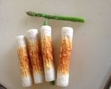 お弁当用冷凍⇒アスパラinちくわ作り方1写真